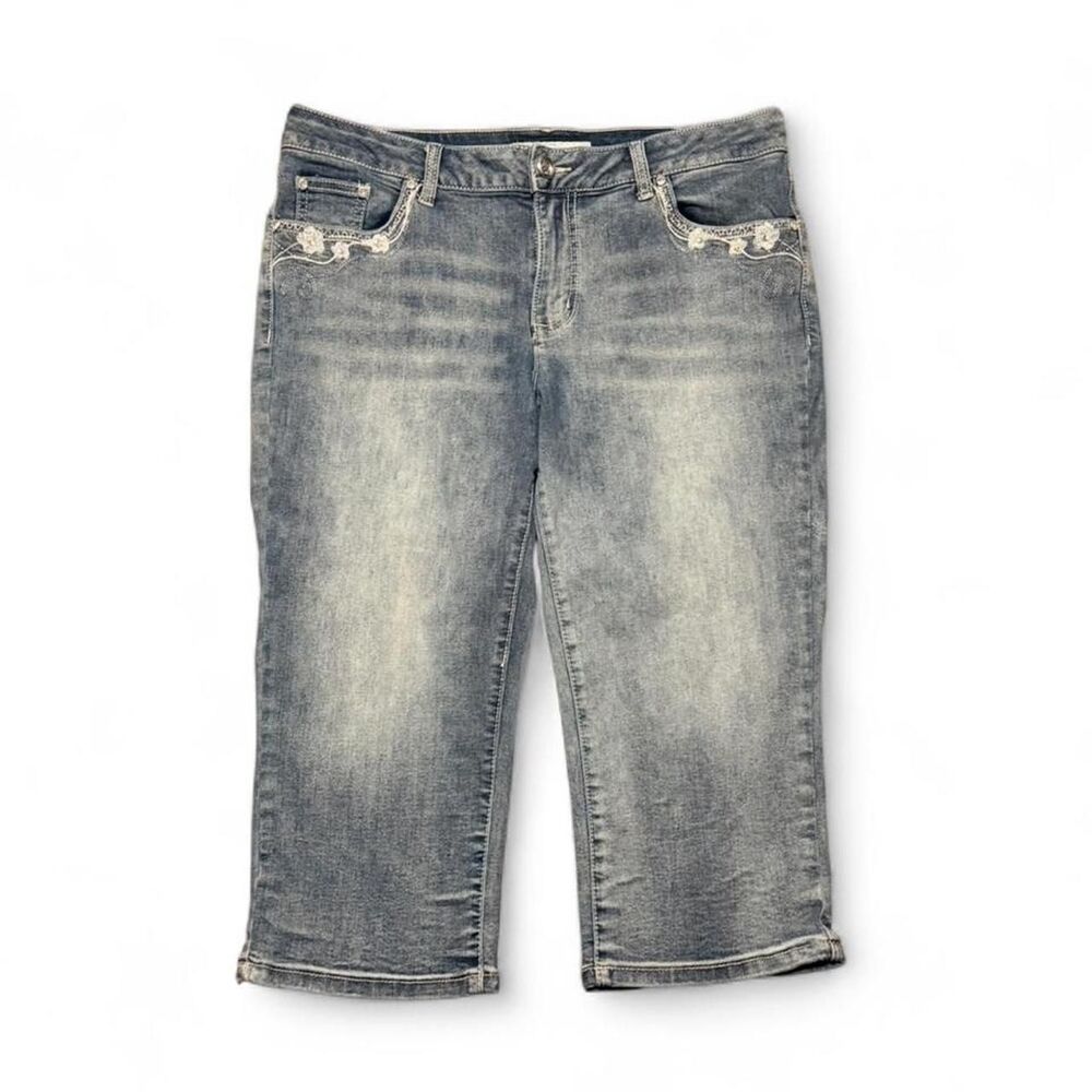 Y2K blue capri jeans